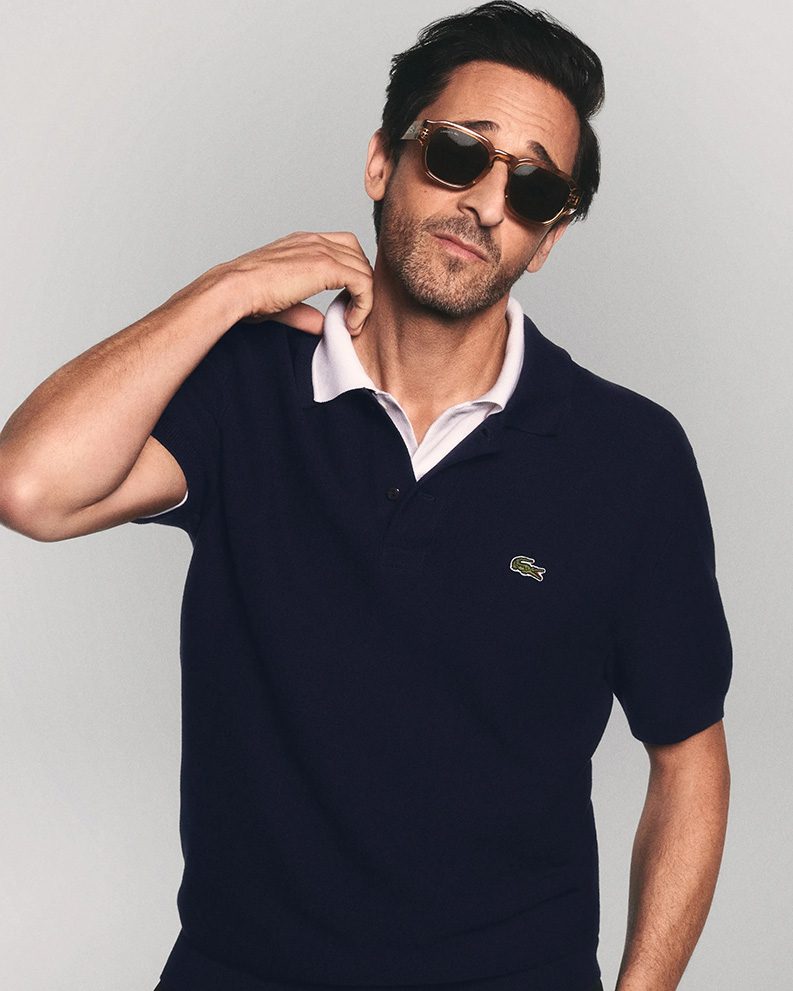Adrien Brody nuevo embajador de Lacoste
