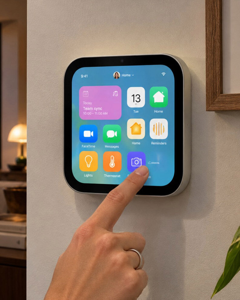 Apple presentó HomeView. Una pantalla inteligente para conectar la vida en casa
