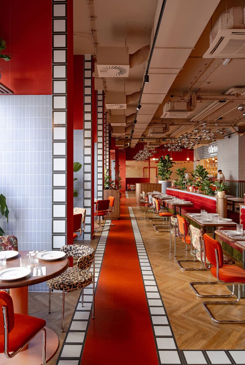 La transformación audaz de Atelier OLK en Restaurante Günter 