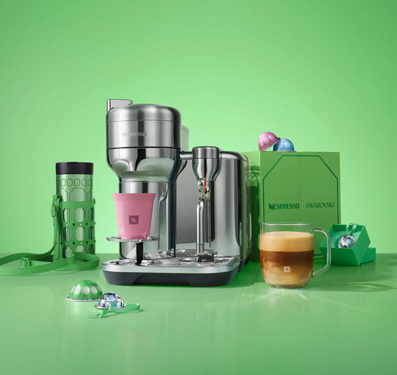 Nespresso x Swarovski. La primera colaboración reúne café, diseño y cristales