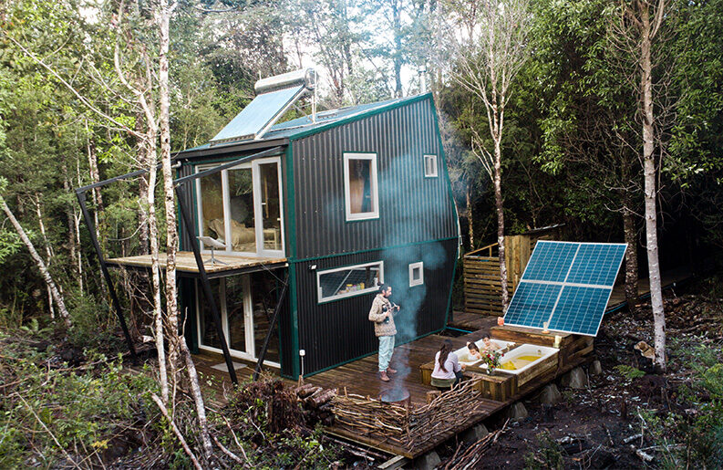 ZeroCabin. Casas autónomas para vivir  conectados con la naturaleza en Chile